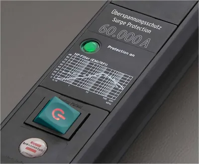 Obrázok produktu pre Brennenstuhl, Prepäťová ochrana zásuvková lišta 6-gang Premium-Line 3m, čierna