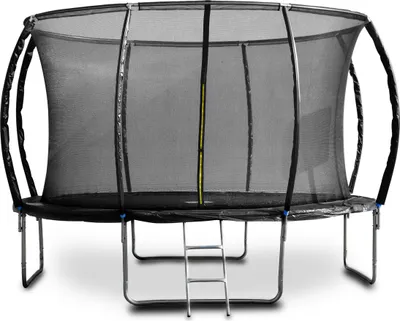 Produktbild von G21 Trampolin G21 SpaceJump, 366 cm, schwarz, mit Schutznetz + Freitreppe G21-6904269