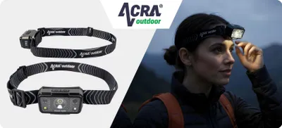 Produktbild von Acra Outdoor-Stirnlampe LAMP2, 200 lm