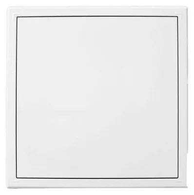 Image de Porte de révision en métal 300 x 300 mm, avec fermeture à pression, blanc 0158
