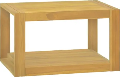 Zdjęcie produktu dla Półka do łazienki, 60x45x35 cm, lite drewno tekowe