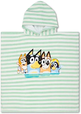 Immagine prodotto di Poncho da spiaggia Swim Essentials - Bianco/blu - Bluey - 65 x 65 cm