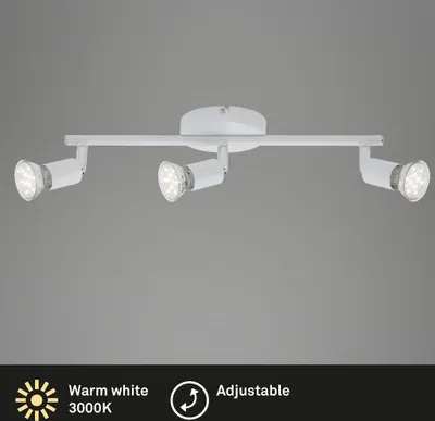 Produktbild von LED Spot Deckenleuchte, 38,5 cm, 9 W, Weiß, Briloner Leuchten