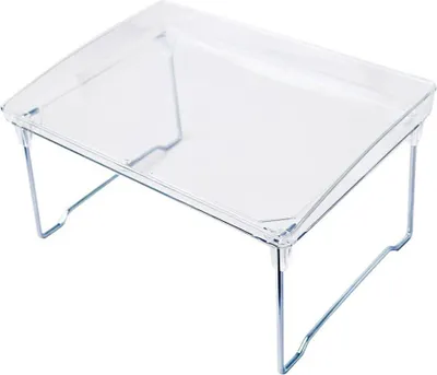 Produktbild von Großes Aufbewahrungsregal für den Schreibtisch, transparentes Acryl-Küchenregal, einlagig, für den Schreibtisch, Akten-Organizer für den Schreibtisch