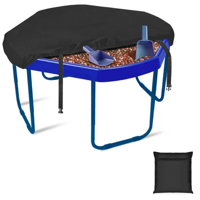 Produktbild von Universelle Abdeckhaube für Tische 70x70x10cm Schwarz Wasserdicht 600D Oxford