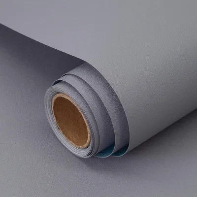 Zdjęcie produktu dla Folia samoprzylepna - Wodoodporna folia meblowa - Matowa, szara - 40 x 600 cm - Dekoracyjna folia - Wielofunkcyjna