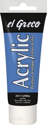 Produktbild von KREUL el Greco Acrylic Lichtblau 75 ml Tube