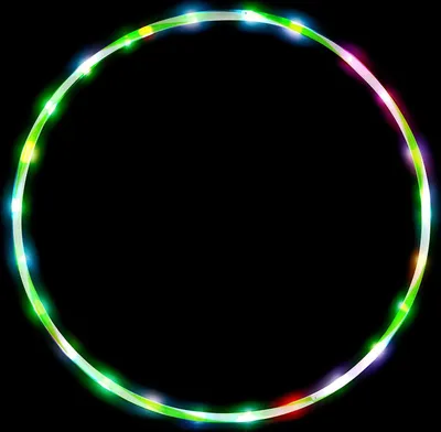 Produktbild von Led Hula Hoop Reifen für Kinder ab 6 Jahre und Erwachsene Fitness Tanzen Übung  Glühen Aufhellen Led Hula Hoops 10 Farben Multiple Light