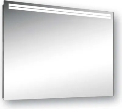 Produktbild von Schneider ARANGA LED-Lichtspiegel, mit Steckdose, 815x48x700mm, Lichtbänder oben, weiß, 160.281.01.0001