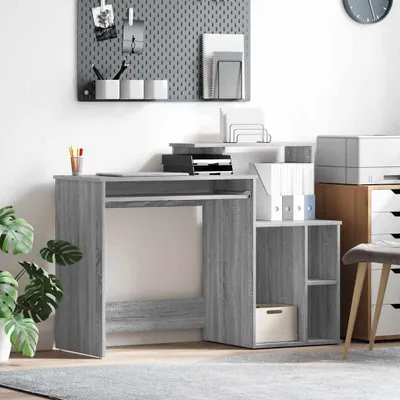 Obrázok produktu pre Maison Exclusive – písací stôl, farba Sonoma, rozmer 120,5 x 44 x 88,5 cm, materiál: drevovláknitá doska