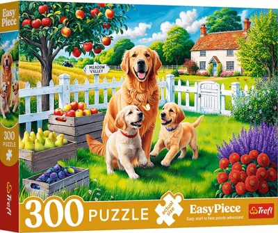 Image de Puzzle TREFL 300 pièces faciles pour seniors Chiens à la campagne 23101