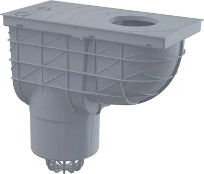 Immagine prodotto di Alcadrain Universal-Regensinkkasten 300×155/125 mm Abgang senkrecht, Grau