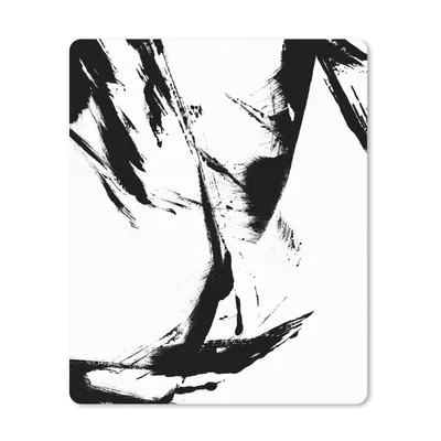 Produktbild von MuchoWow® Mauspad Mousepad Farbe - Schwarz - Abstrakt 30x40 cm - Mousepads - Maus Mat - Pad - Mausunterlage - Mausmatten
