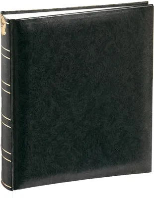 Immagine prodotto di Album fotografico Henzo BASICLINE nero 28x30,5 cm, 70 pagine, goffratura dorata