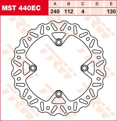 Produktbild von Zf Bremsscheibe Hinten Für Husqvarna Cr/Wr 125, Te/Tc/Txc 250, Te 310/449/511, Txc 511 '11-'13, Te 610 '05-'10, Te 630 '1