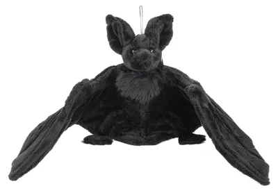 Produktbild von Kuscheltier Fledermaus schwarz 73 cm Plüschtier