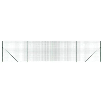Produktbild von Maschendrahtzaun mit Bodenflansch Grün 1,6x10 m