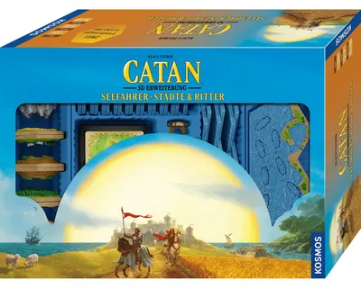 Obrázek produktu pro CATAN 3D - Námořníci + města a rytíři (rozšíření)