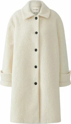 Produktbild von Damen Oversize-Chic Bouclé Mantel in Off-White