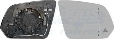 Produktbild von VAN WEZEL Spiegelglas Außenspiegel Rechts passend für MERCEDES-BENZ V-Klasse (W447) Asphärisch Beheizbar Vorbereitet für Toter-Winkel-Warner 3082836