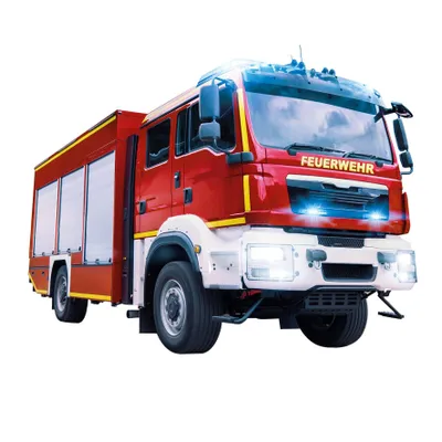 Produktbild von ROTH Bügelbild für DIY-Stoffschultüte Feuerwehr