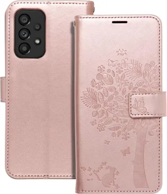 Obrázok produktu pre MEZZO Puzdro na knihy vhodné pre SAMSUNG A53 5G tree gold pink