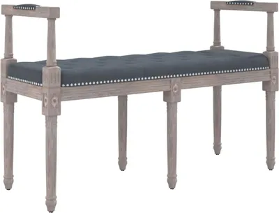 Obrázek produktu pro vidaXL Lavice tmavě šedá 110x40x70 cm Velvet