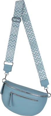 Produktbild von Bauchtasche Crossbody-Bag Umhängetasche Kunstleder Italy-Design BLUE (955)