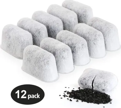 Produktbild von 12er Aktivkohlefilter Kohlefilter für BEEM AEG Klarstein Cuisinart und Domo Kaffeemaschinen Ersatz Wasserfilter