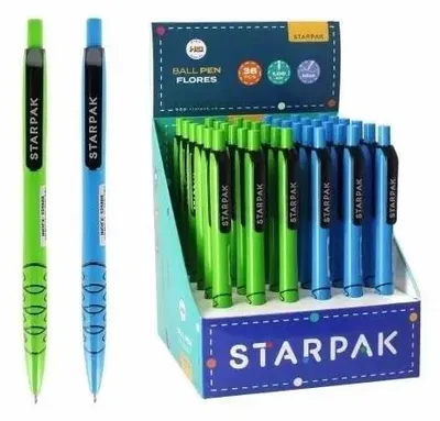 Obrázok produktu pre Automatické perá Flowers (36 ks) – STARPAK