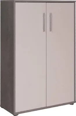 Produktbild von Dmora Mehrzweckschrank 2-türig Cambrils Weiß 78,5x118h cm
