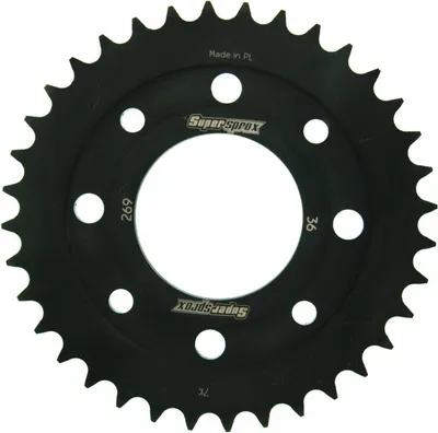 Produktbild von Stahl-Kettenrad Supersprox 428 - 36Z (schwarz) RFE-269:36-BLK|ID 58,0 LK 90,0 4-Loch/4-Loch