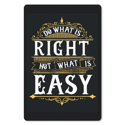 Produktbild von MuchoWow® Mauspad Mousepad Briefe - Retro - Gold - Zitat 40x60 cm - Mousepads - Maus Mat - Pad - Mausunterlage - Schreibtisch Accesoire