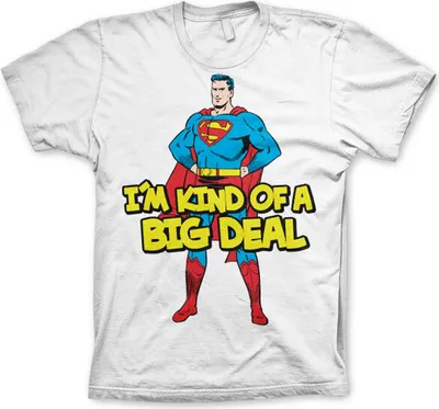 Produktbild von Superman - Im Kind Of A Big Deal T-Shirt - X-Large - White