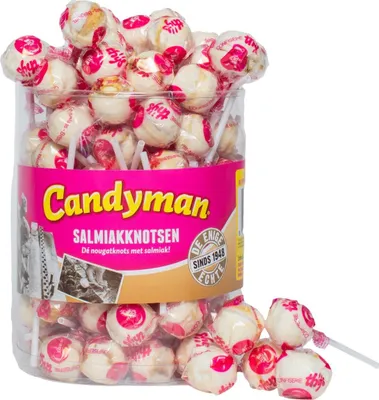 Produktbild von Candyman Salmiak clubs 60 pieces