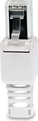 Produktbild von Netzwerkstecker Cat 6a RJ45 Stecker 1x Steckverbinder werkzeuglos Zugentlastung
