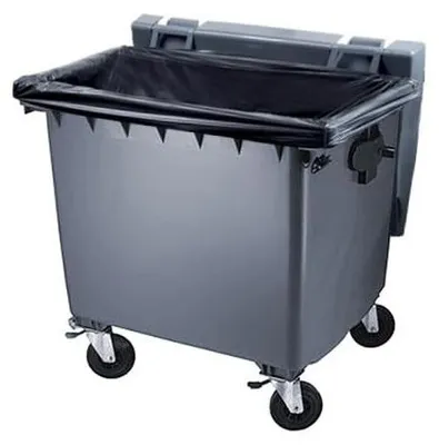 Productafbeelding van Zwarte Vuilniszakken voor Container 660 Liter 100 Stuks