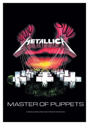 Produktbild von Official Merchandise Band Posterfahne - Metallica