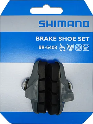 Produktbild von Shimano Teile Bremsschuh R6403 (BR-6403) Seitenzug L=55mm Shimano symm. für Alufelgen Rennr