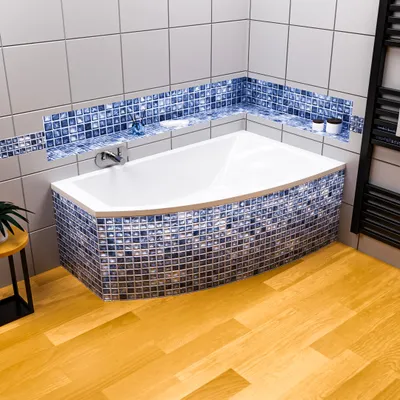 Produktbild von ECOLAM Eckbadewanne Badewanne Acrylwanne HELA Acryl Sanitäracryl 150x90 cm RECHTS + Ablaufgarnitur Viega Ab- und Überlauf Automatik VIEGA Füße Silikon