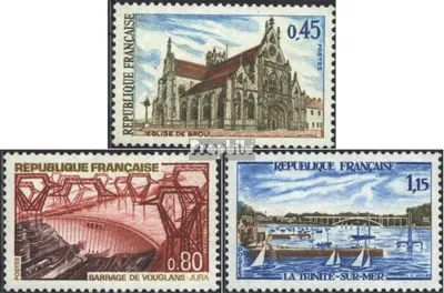 Produktbild von Briefmarken Frankreich 1969 Mi 1651-1653 (kompl.Ausg.) postfrisch Tourismus