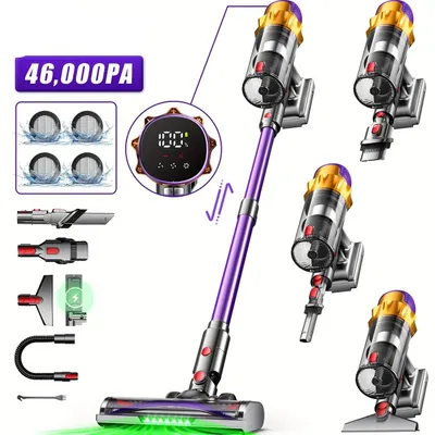 Image de Aspirateur à balais - Aspirateur sans fil - Aspirateur à manche - Aspirateur sans fil - Aspirateur à main