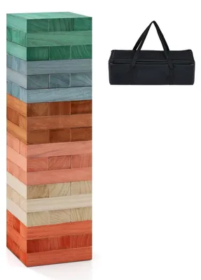 Produktbild von Stapelspiel aus Holz, 54 Teile, mehrfarbig, ab 3 Jahren