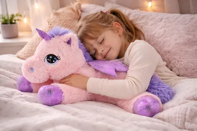 Produktbild von Sweety Toys 8025 Einhorn Plüschtier Kuscheltier 65 cm rosa