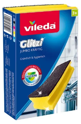 Produktbild von Vileda Glitzi Jumbo Kräftig mit Antibac, scheuerstark für große Flächen