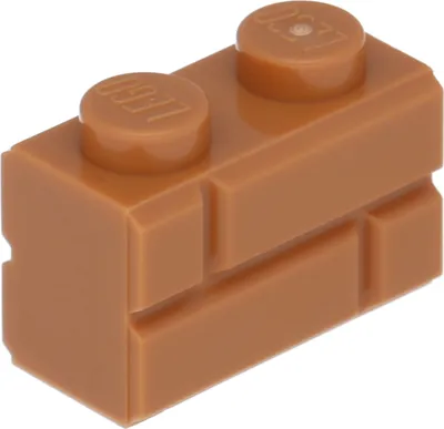 Zdjęcie produktu dla LEGO® 1x2 Mauersteine Hochsteine Nougat - 98283 NEU! Menge 100x