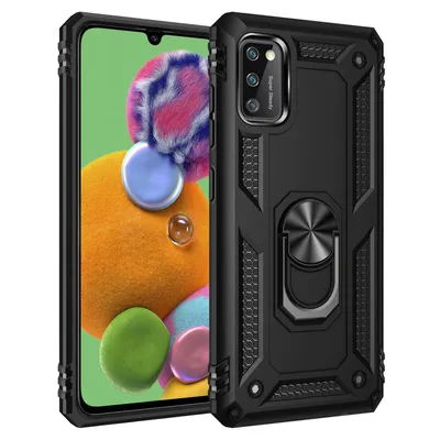 Produktbild von Slim Case mit 360 Grad Ring Ständer Schutzhülle Kickstand Handyhülle Magnetische Autohalterung kompatibel mit iPhone 13 Pro Schwarz