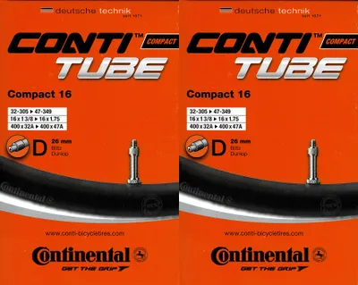 Produktbild von Continental Schlauch Compact 16 16x1 3/8-1.75" 32/47-305/349 DV 26mm