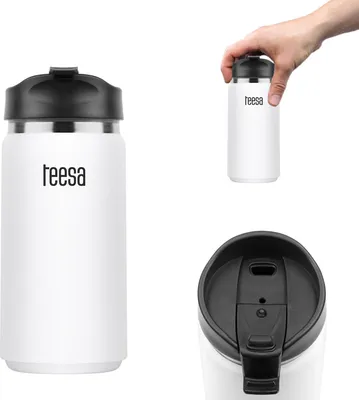Produktbild von Weißer Thermobecher 350ml teesa