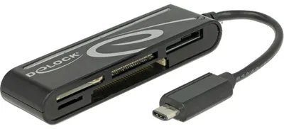 Produktbild von USB-C Card Reader (schwarz, Retail)